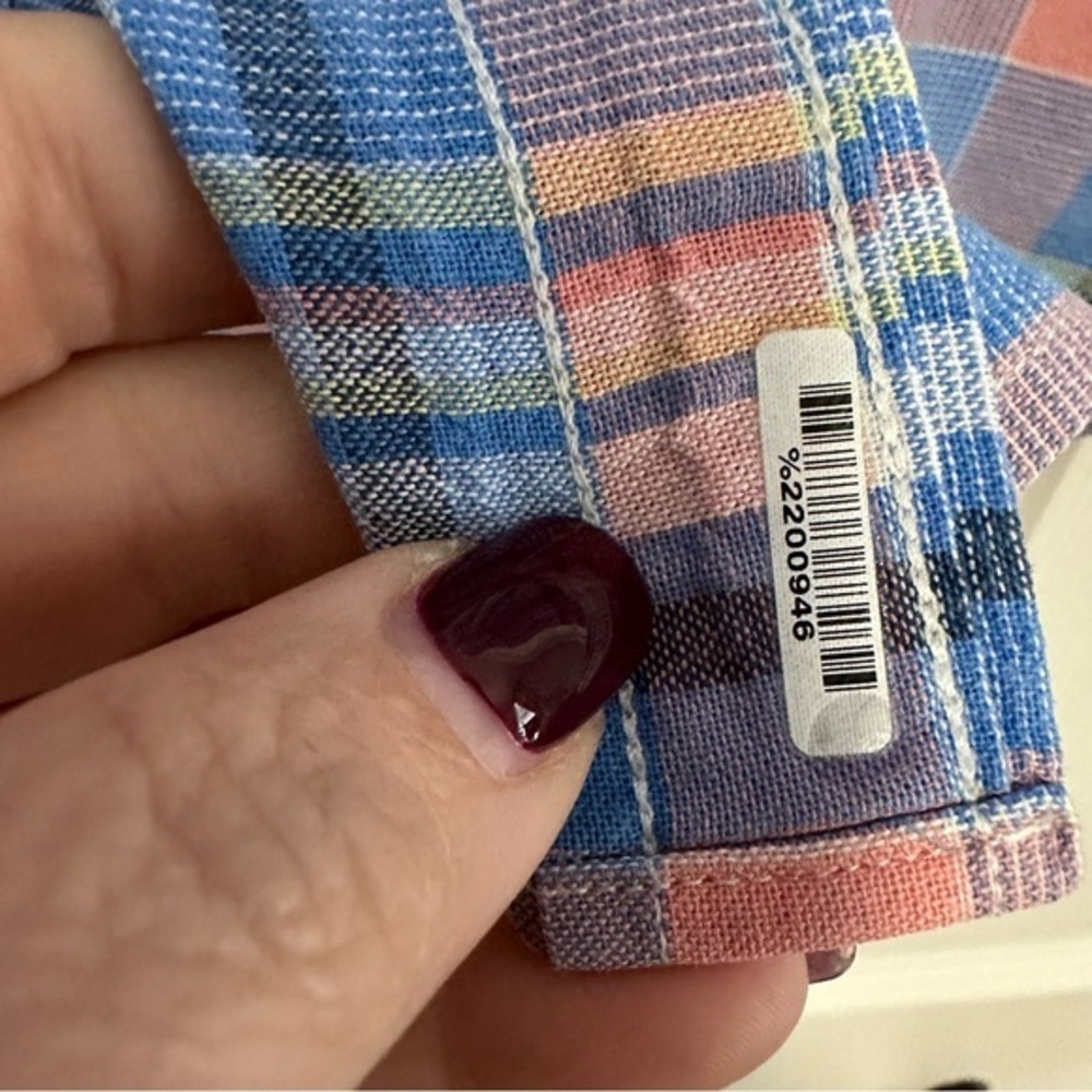 American Eagle Outfitters Casual Button Down Shirt Classic Fit Plaid Size XL EUC - Picture 5 of 5